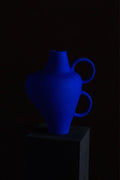 Naeos one-of-a-kind handmade stoneware double handle amphora — inspired by classical Mediterranean ceramics