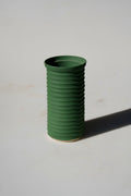 Handmade stoneware column vase by Naeos — tall sculptural ceramic for the contemporary home